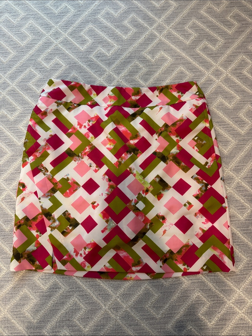 EP Pro Pink & Green Golf Skirt